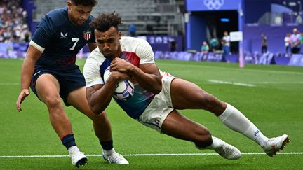 JO de Paris 2024 : revivez les deux premiers essais de l'équipe de France de rugby à 7 lors du match nul contre les États-Unis