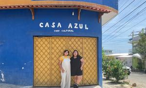  Azul Ramos y Regina Ramos en el centro cultural Casa Azul.