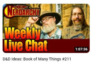 Live chat thumbnail Book of Many Things