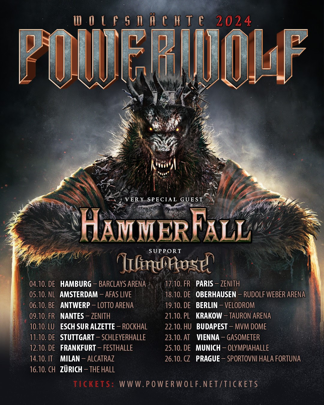 POWERWOLF’s New Studio Album, Wake Up The Wicked, to be Released on ...