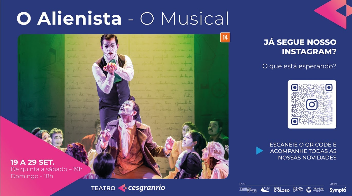 Programação de setembro no Teatro Cesgranrio