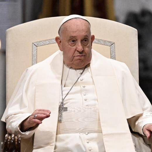 epa11682905 Pope Francis meets Diocese members to mark the conclusion of '(Dis)equalities' journey, at the Basilica of Saint John Lateran, in Rome, Italy, 25 October 2024. The (Dis)equalities initiative, focused on ending inequalities, was launched in February to celebrate the 50th anniversary of the conference, 'The Responsibility of Christians in Response to the Expectations of Charity and Justice in the City of Rome', according to the Vatican. EPA/MAURIZIO BRAMBATTI