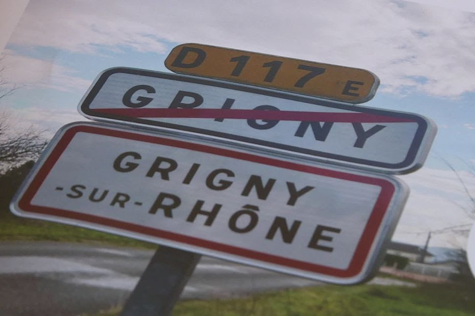 Ne m'appelez plus Grigny mais Grigny-sur-Rhône, 'on va enfin ne plus confondre avec la ville de l'Essonne'