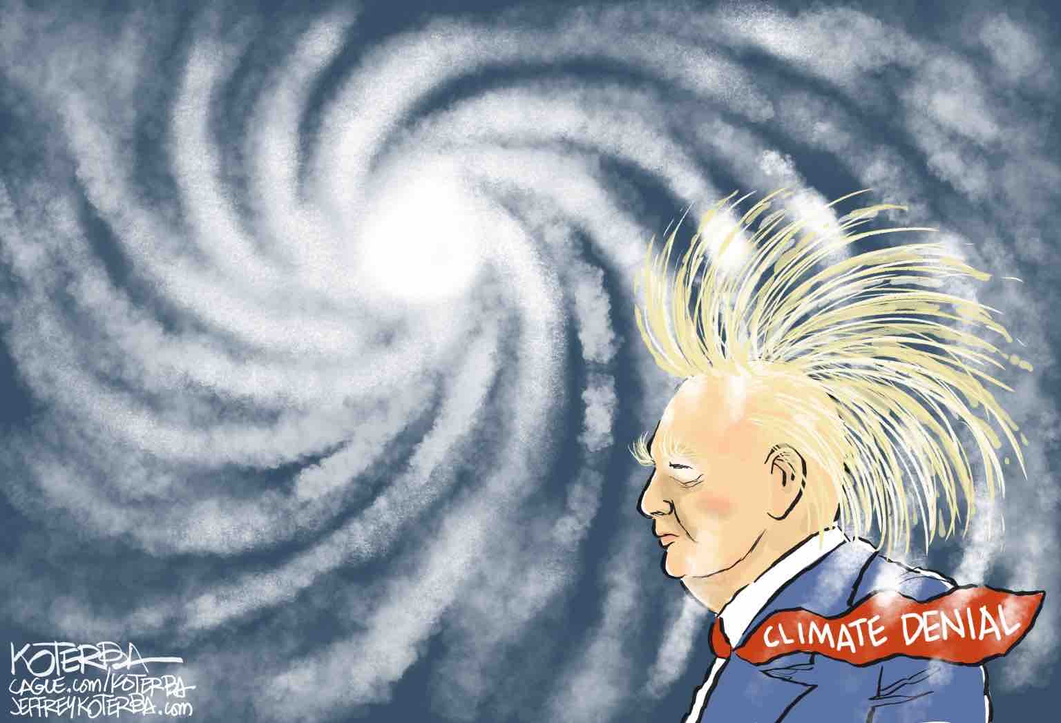 Trump plays politics with disaster relief