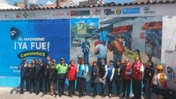 Un murale realizzato dall'ong Apurimac
