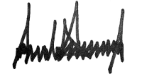 PRESIDENT TRUMP SIGNATURE