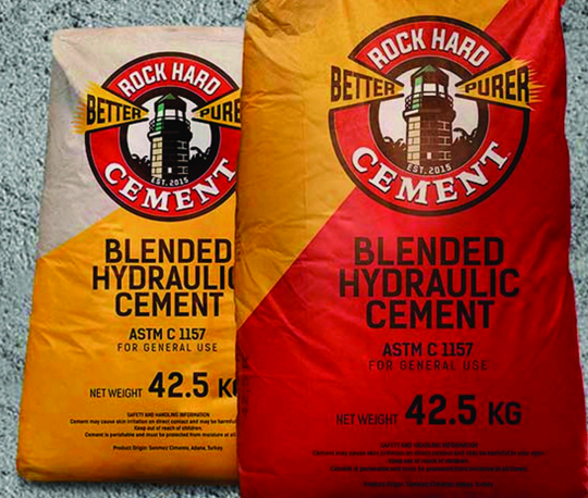 Bags of Rock Hard cement before the commodity was removed from the domestic market in 2021. PHOTO COURTESY ROCKHARD-CEMENT.COM
