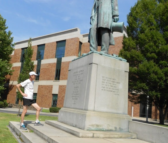 downtown statue