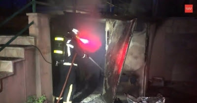 Sucesos.- Extinguen sin heridos un incendio que empezó en una caseta de un edificio de Mejorada del Campo