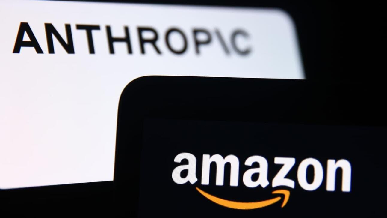 Anthropic and Amazon logos