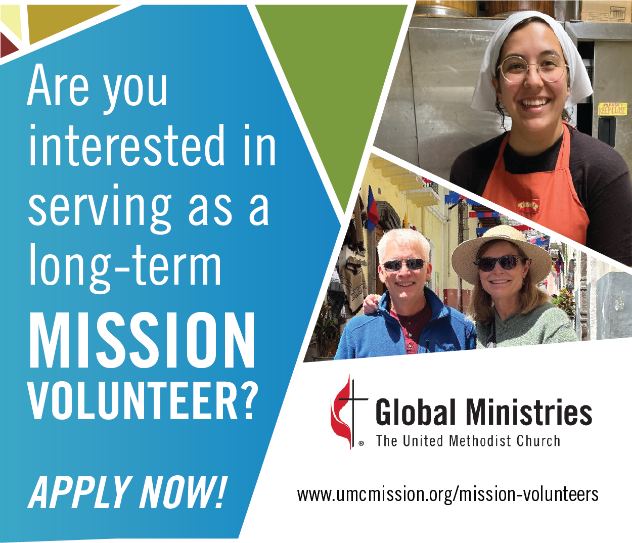 Are you interested in serving as a long-term Mission Volunteer?