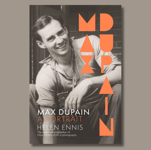 Cover of book reading 'Max Dupain: A Portrait'