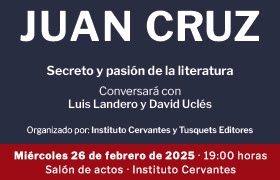 Biblioteca al día. Encuentro en torno al libro «Secreto y pasión de la literatura», de Juan Cruz.