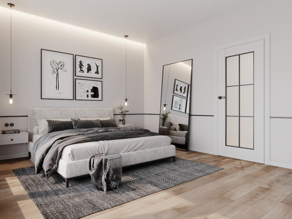 Black and White Interior Doors