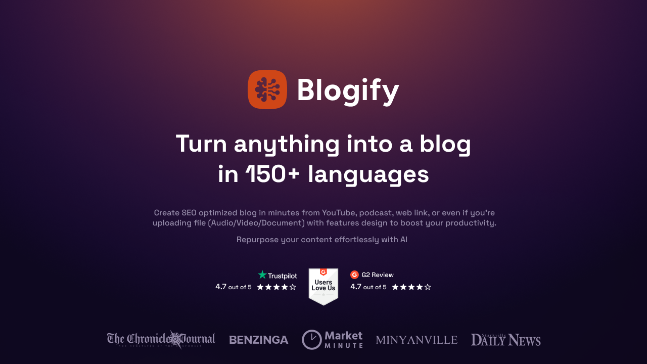 Blogify Review