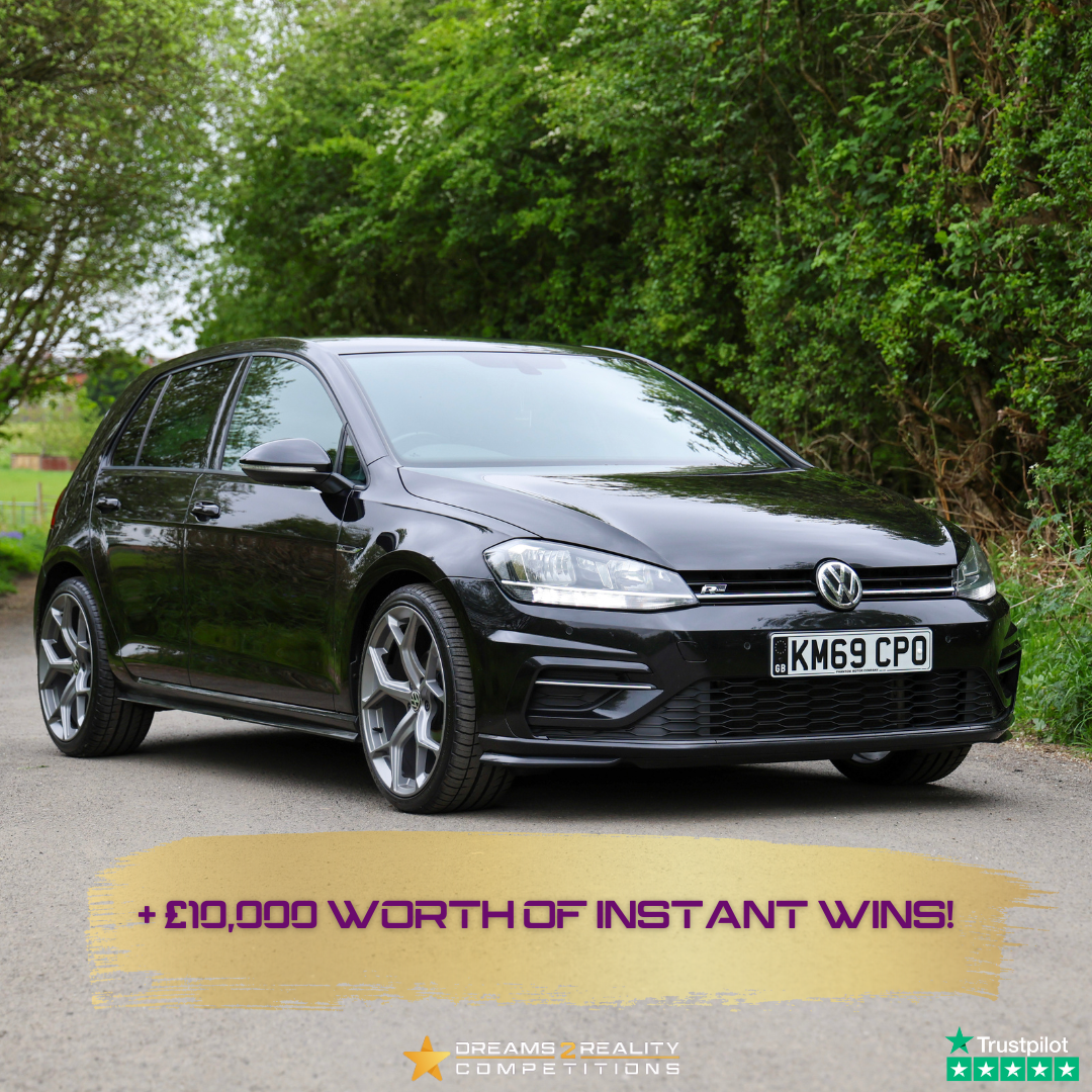 Image of VW Golf R-Line + £10,000 of Instant Wins