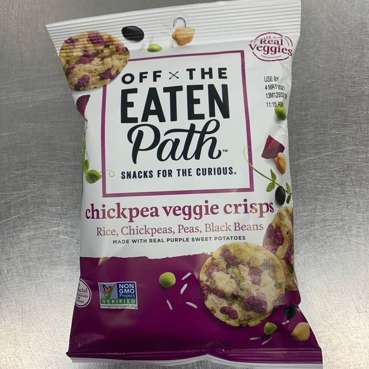 Off The Eaten Path Chickpea Veggie Crisps Review | abillion