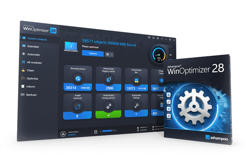 Ashampoo WinOptimizer 27 Featured