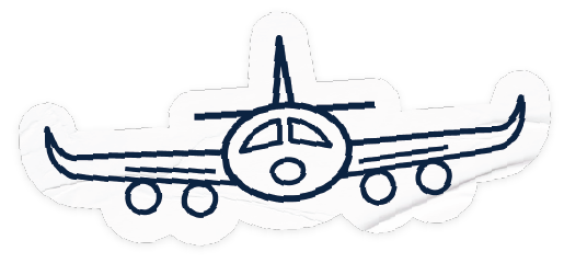 Plane sticker