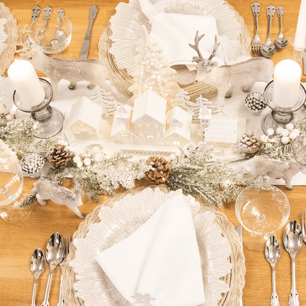 Image of Winter WonderLuxe Tablescape for Two