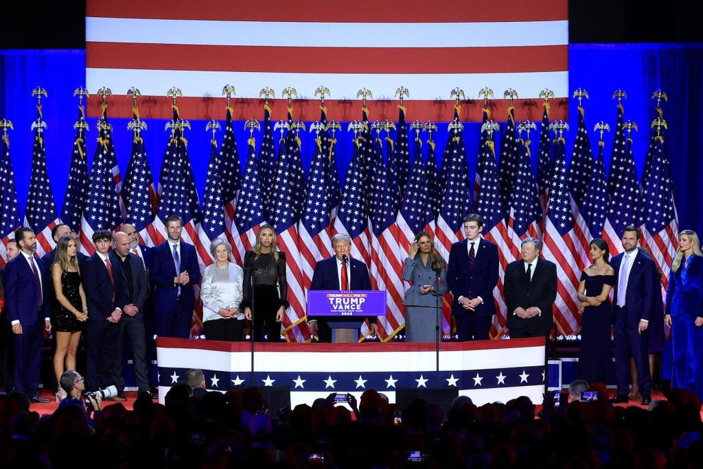 Trump: "Es una victoria política que no se había visto antes. Voy a ser el 47º presidente"