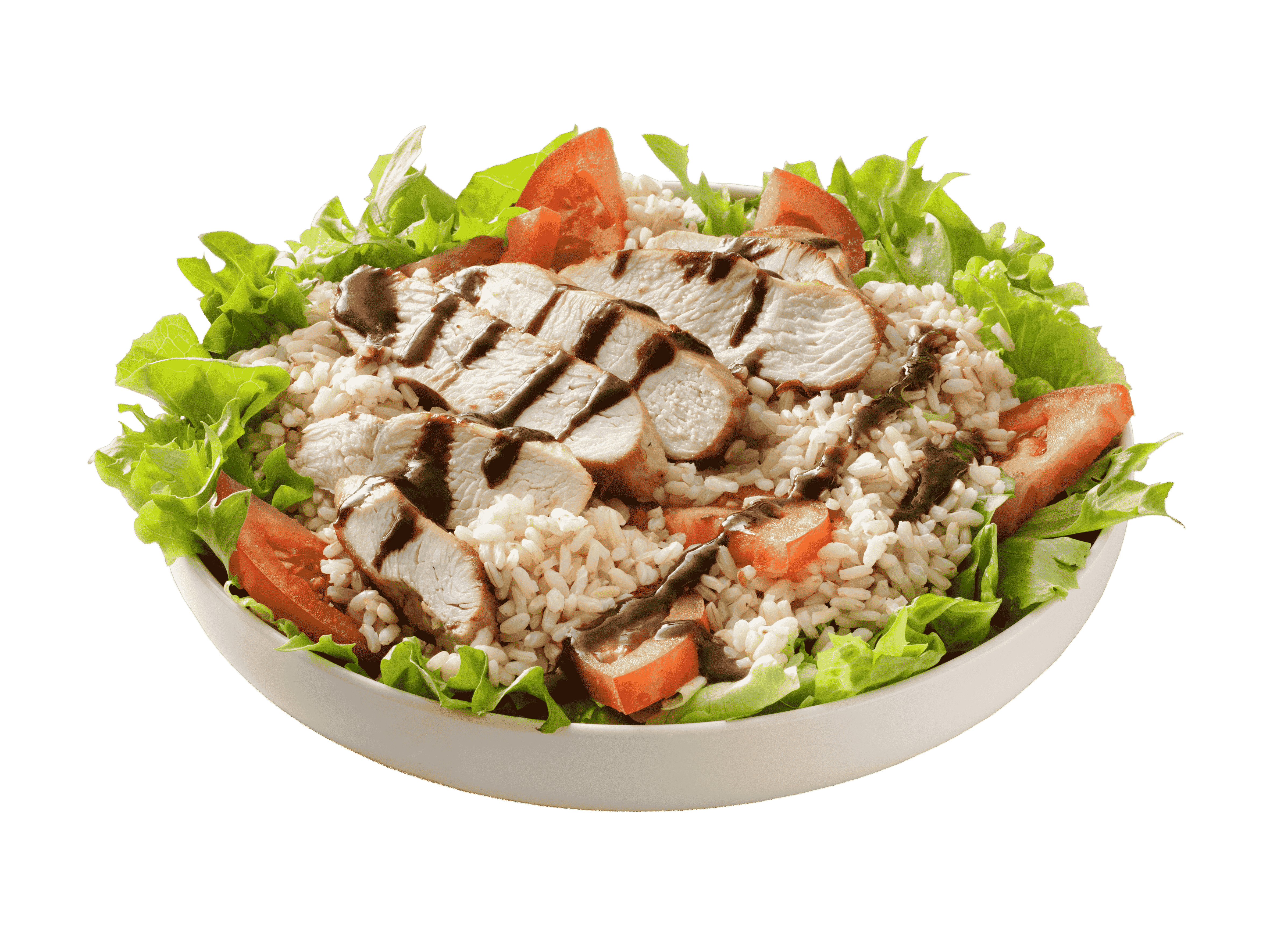 Ensalada grill con arroz