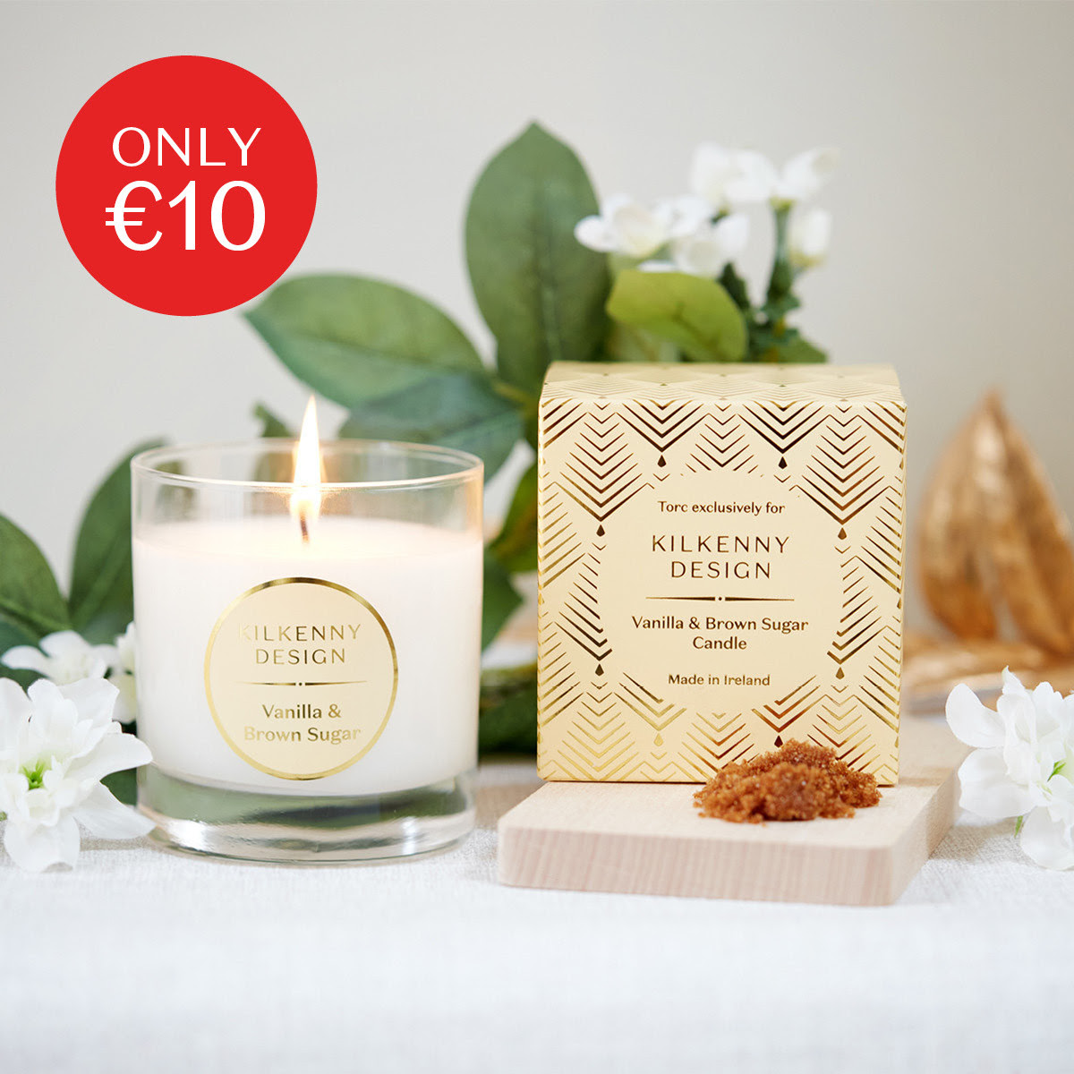 Image of Kilkenny Exclusive Vanilla & Brown Sugar Candle