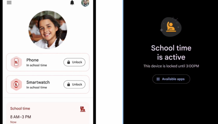 Google School Time Feature