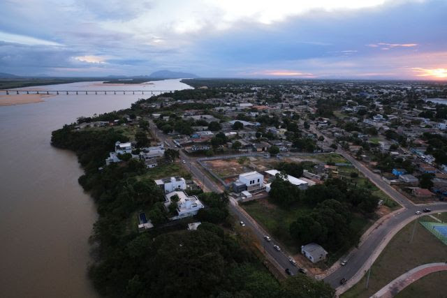 Imagem aérea de Boa Vista, em Roraima