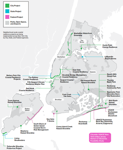 Citywide Coastal Resilience Projects. Credit: MOCEJ
