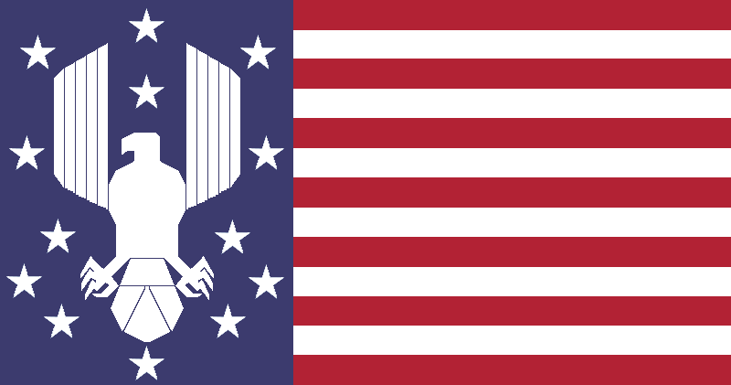 Wild alternative USA Flag.