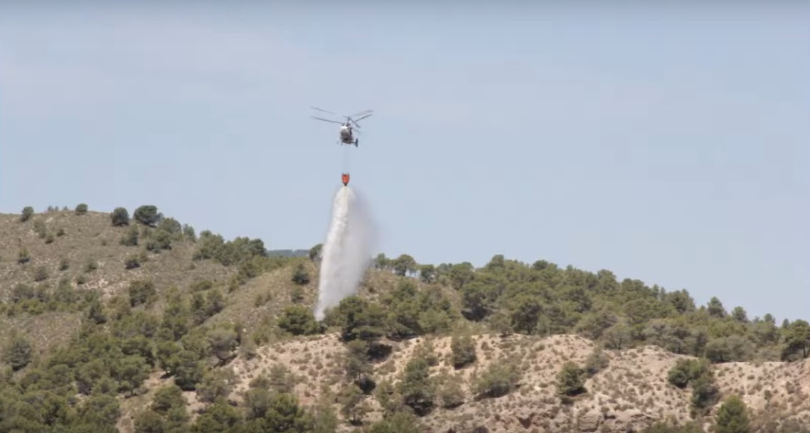 Proponen la creación de puntos de agua junto a las depuradoras de aguas residuales para la lucha contra los incendios forestales