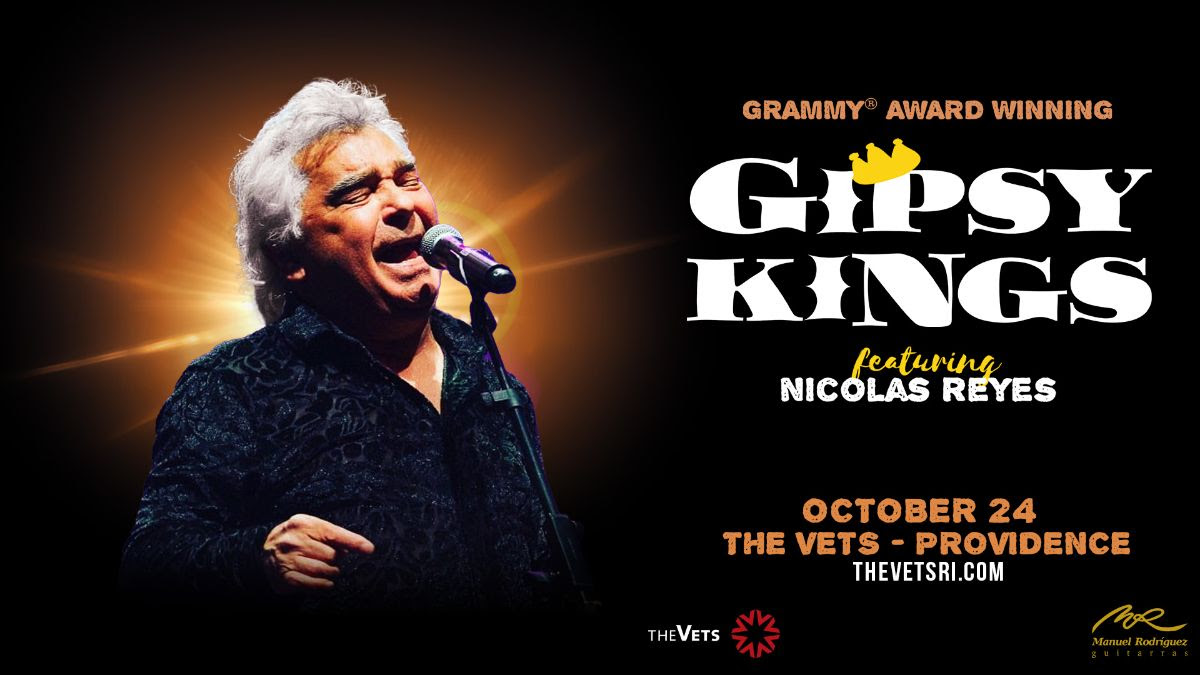 Grammy Award Winning Gipsy Kings featuring Nicolas Reyes October 24 at The VETS in Providence