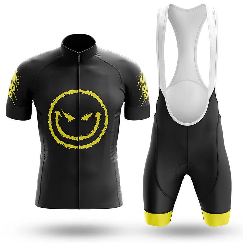 Tenue de cyclisme pour homme Evil Smile Face