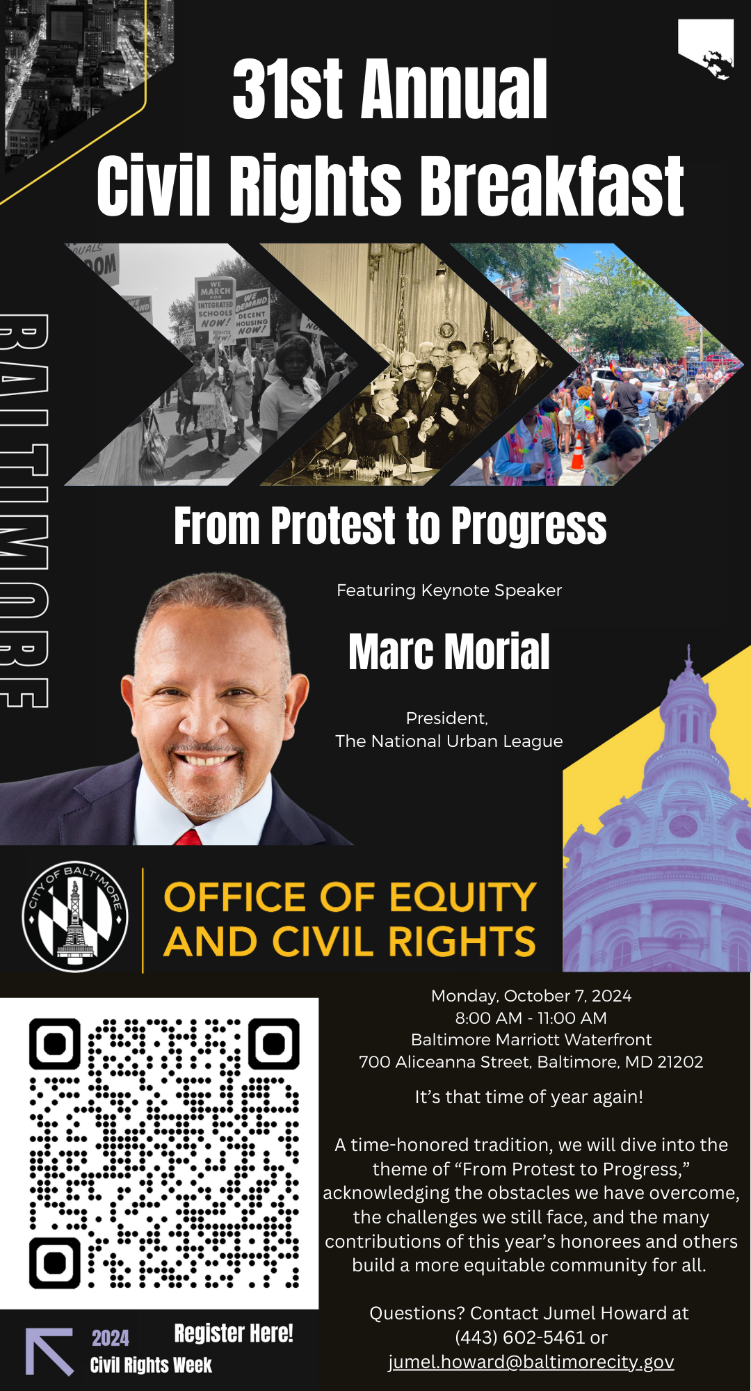 Civil Rights Week Breakfast Flyer