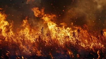 Grassland Wildfire Concept Art