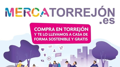 Torrejón.- Los vecinos pueden hacer sus compras en el pequeño y mediano comercio con la plataforma online Mercatorrejón