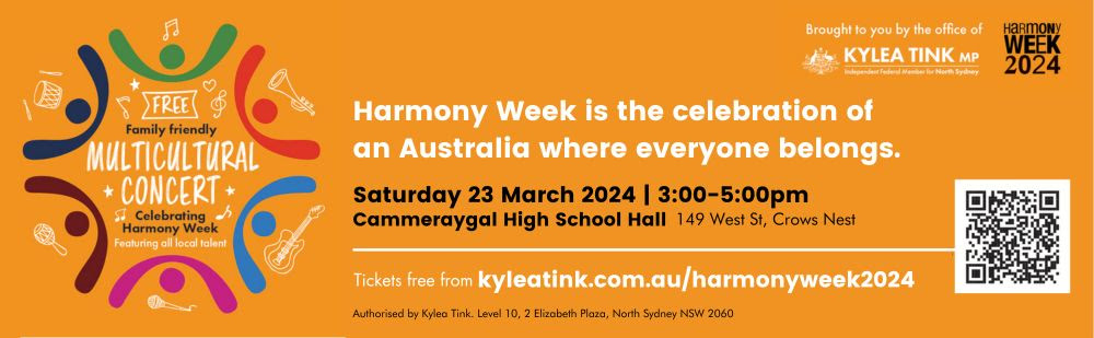 Multicultural Concert for Harmony Week 2024