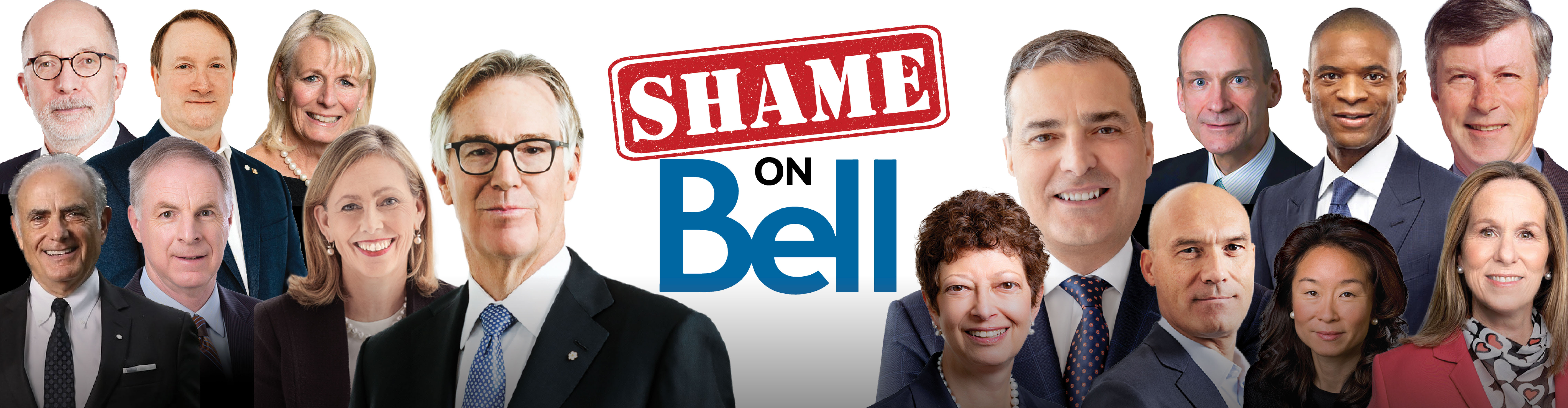 Shame on Bell graphic
