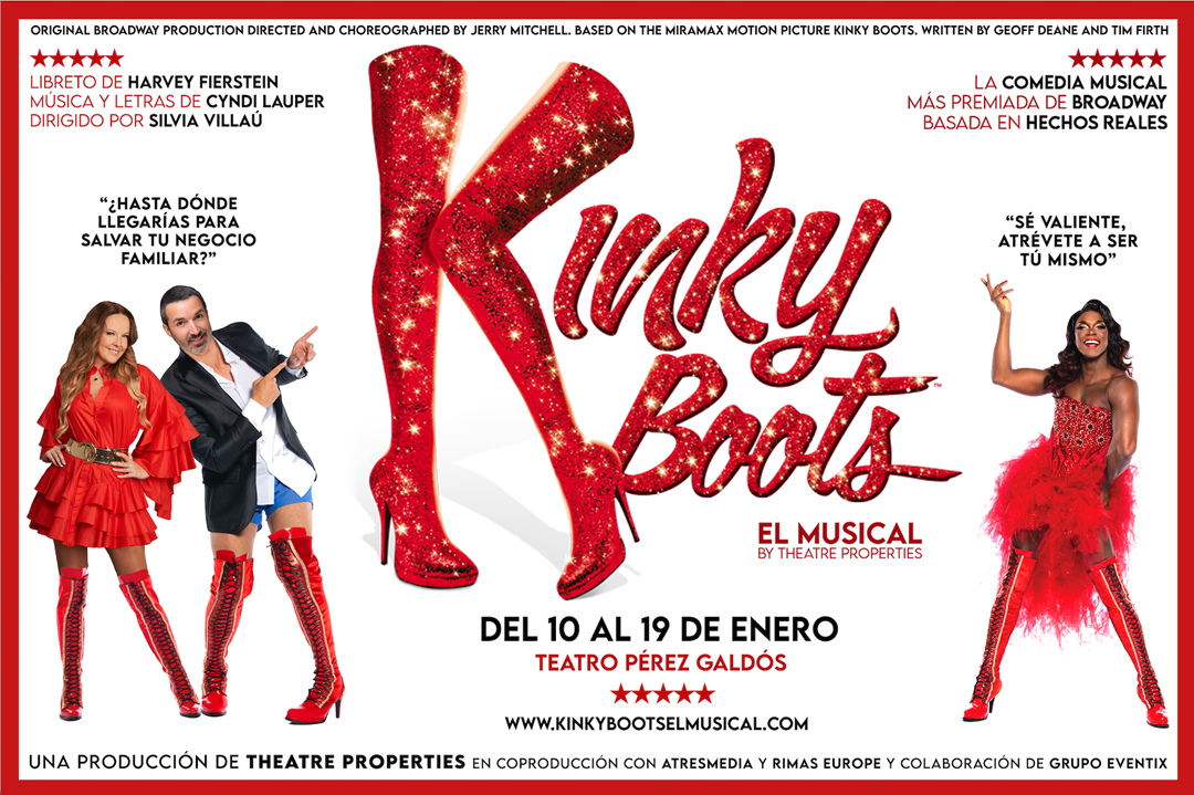 ‘Kinky Boots’, el fenómeno musical que ha conquistado Broadway se prepara para ponerse "las botas" en el Teatro Pérez Galdós