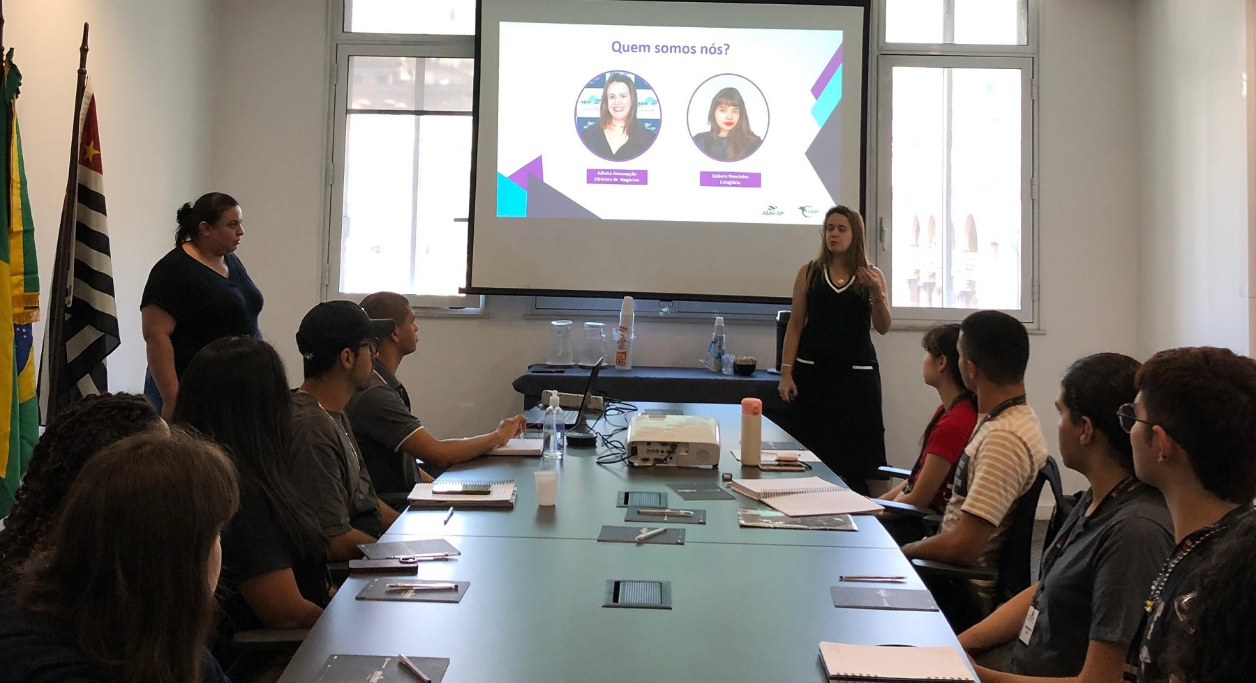 Primeira aula da sexta turma do Construindo o Futuro (1)