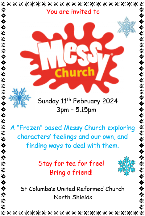 Messy Church flyer