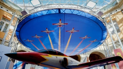 Más de 17.000 personas visitan la exposición de los 40 años de la Patrulla Águila en la Real Casa de Correos