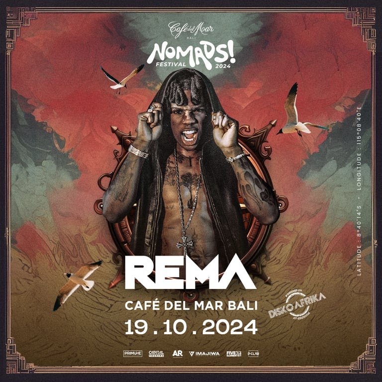 Join the NOMADS! Festival at Café del Mar, Bali on October 19, 2024