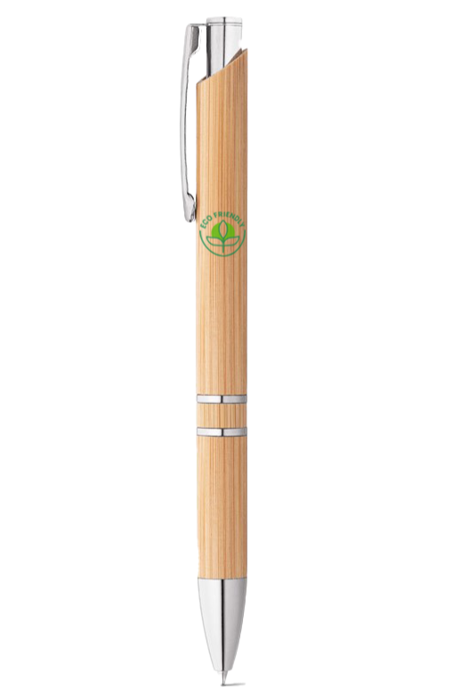 Naše dřevěné či bambusové pera a propisky,  nejen že vypadají skvěle, ale jsou i ekologické.  Tyto předměty jsou trvanlivé a přírodní, což z nich činí ideální volbu pro každého, kdo si váží udržitelnosti.
