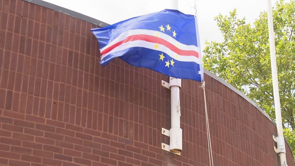 East Providence raises the Cape Verdean flag at City Hall