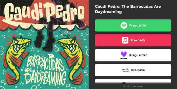 CAUDI PEDRO  - enlace links The Barracudas are Daydreaming