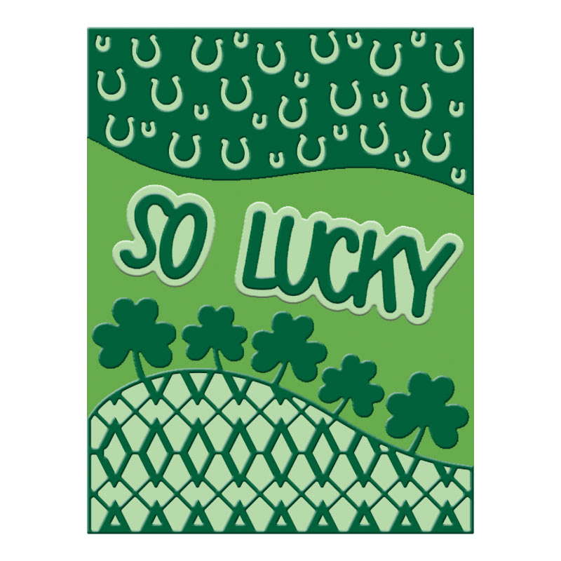 Image of St. Patrick's Day A2 Tri-Background Die Set