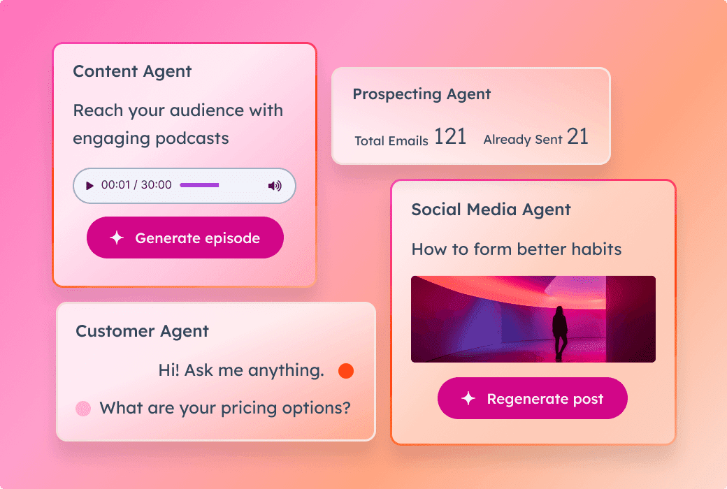 Breeze Agents user interface.