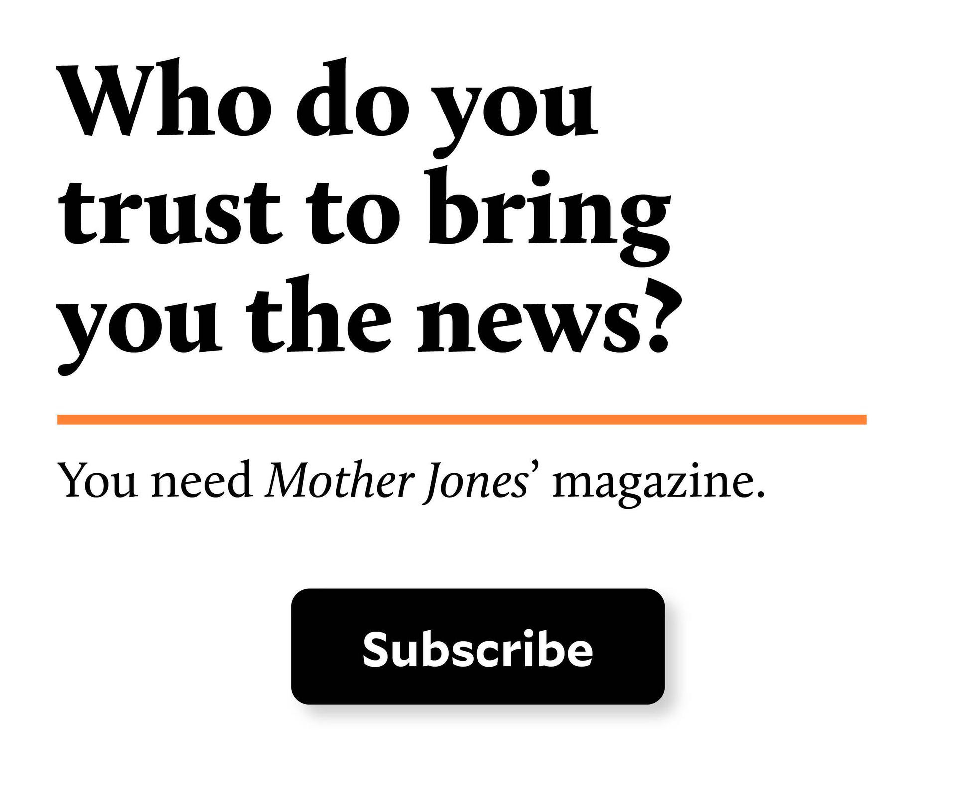 Mother Jones Subscriptions